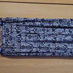 Print Full Length Palazzo Pants